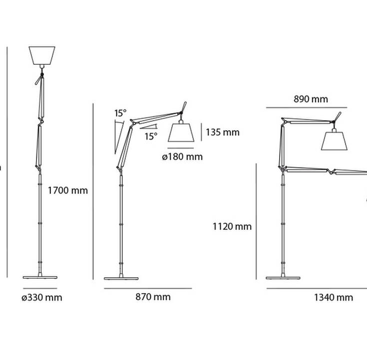 Tolomeo basculante floor