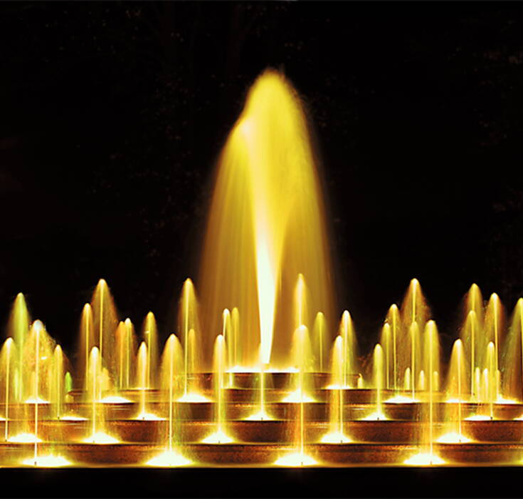 Fountain Ring 9x 2 Watt TRILED RGB