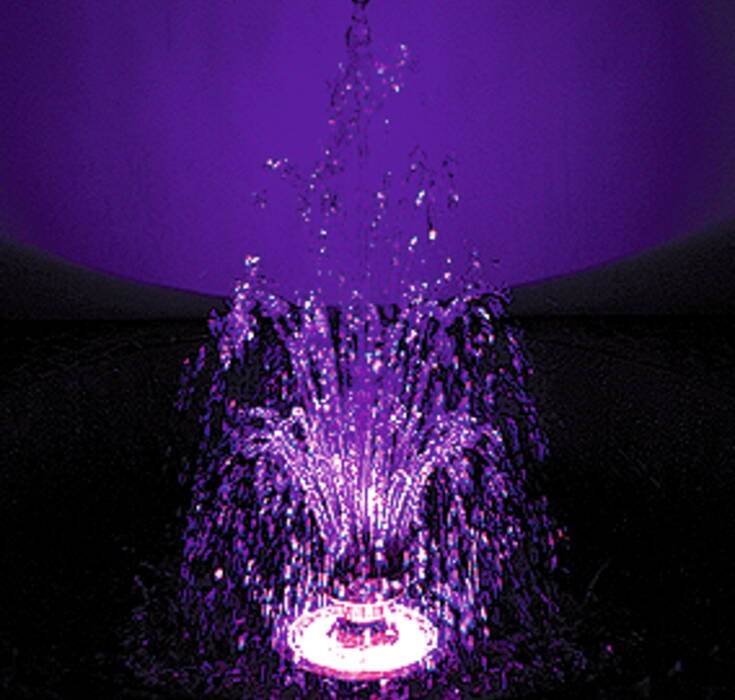 Fountain Ring 9x 2 Watt TRILED RGB
