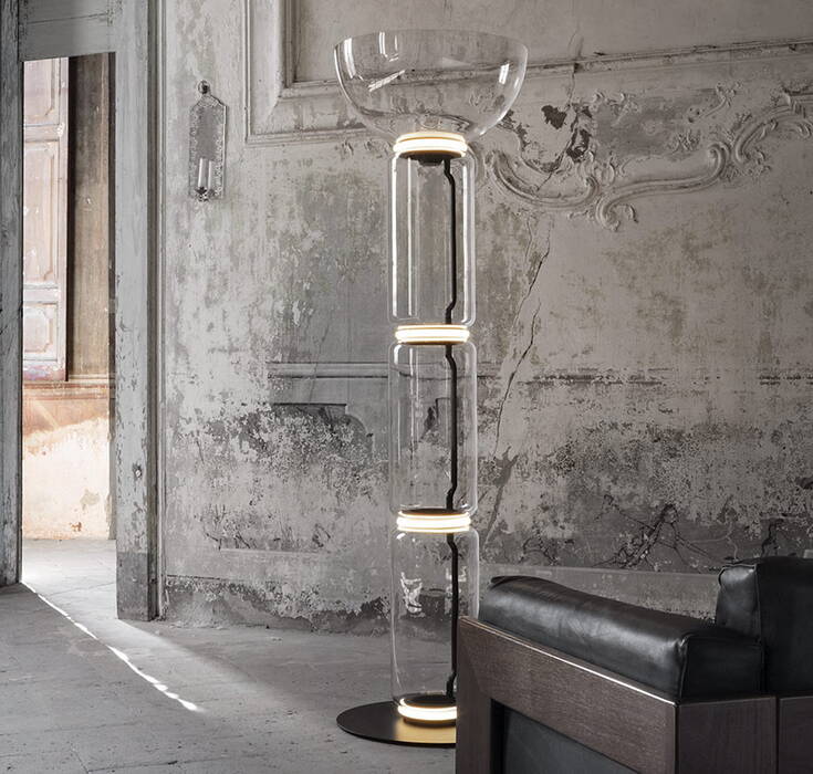 Flos Noctambule Floor - staklena podna lampa 