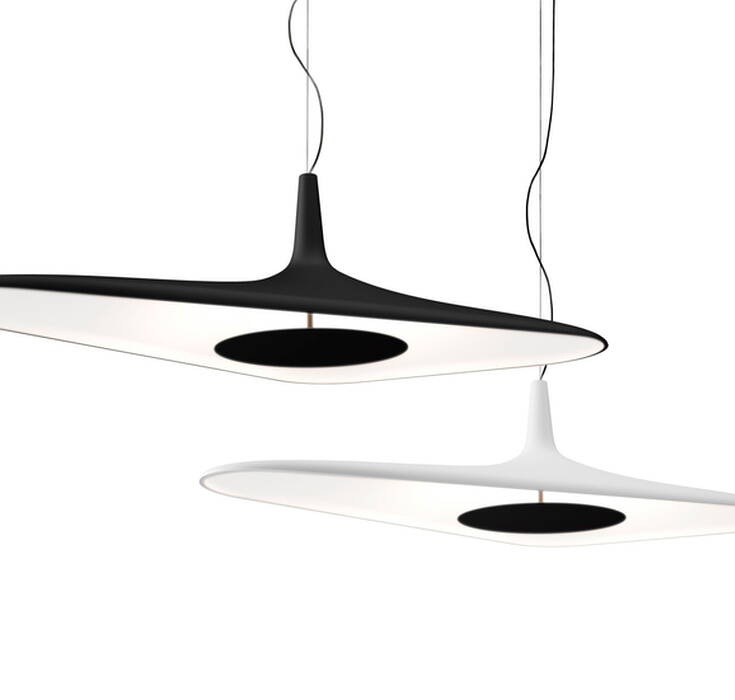  Luceplan Soleil Noir Suspension - organic looking ceiling lamp