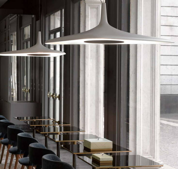  Luceplan Soleil Noir Suspension - organic looking ceiling lamp