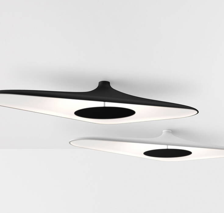  Luceplan Soleil Noir Ceiling - organic looking ceiling lamp