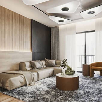 Soleil Noir  Ceiling