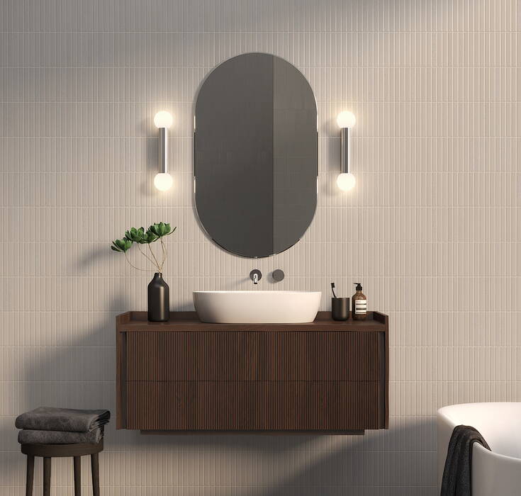 Astro Lighting Ortona Twin - bathroom lighting