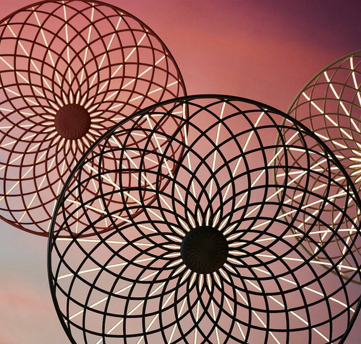 Flos Skynest Suspension - hanging mesh lamp