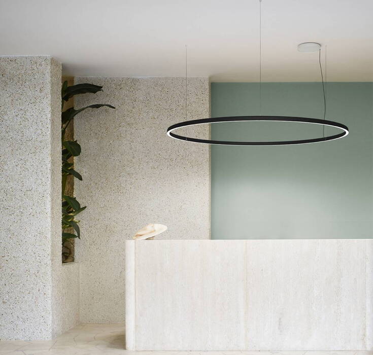 Luceplan Compendium Circle - plafonska lampa geometrijskog oblika
