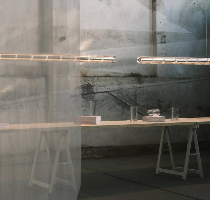 Flos Luce Orizzontale - horizontal chandelier 