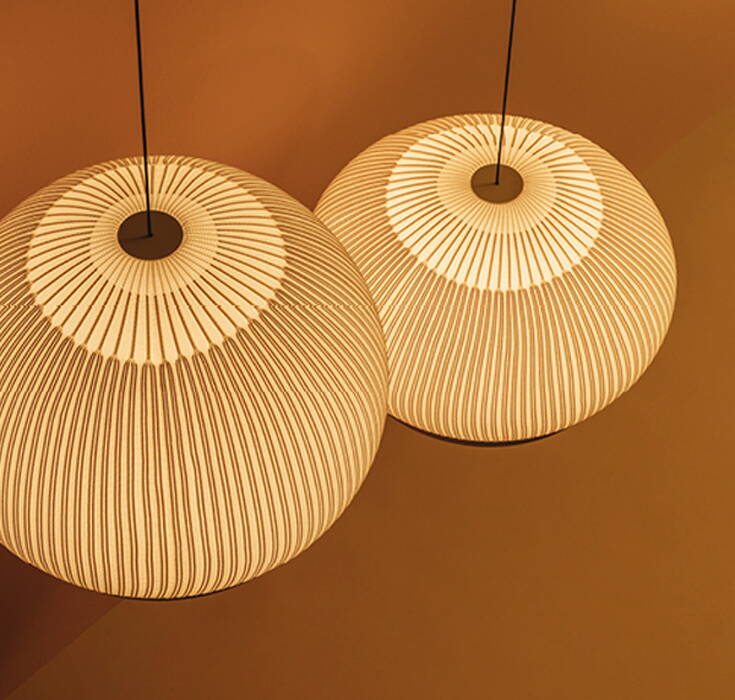 Vibia Knit Hanging Lamp - knitted elegant lamp