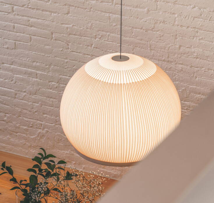 Vibia Knit Hanging Lamp - knitted elegant lamp