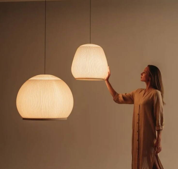 Vibia Knit Hanging Lamp - knitted elegant lamp