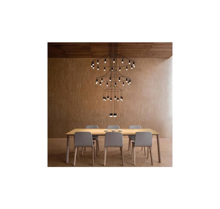 Wireflow chandelier