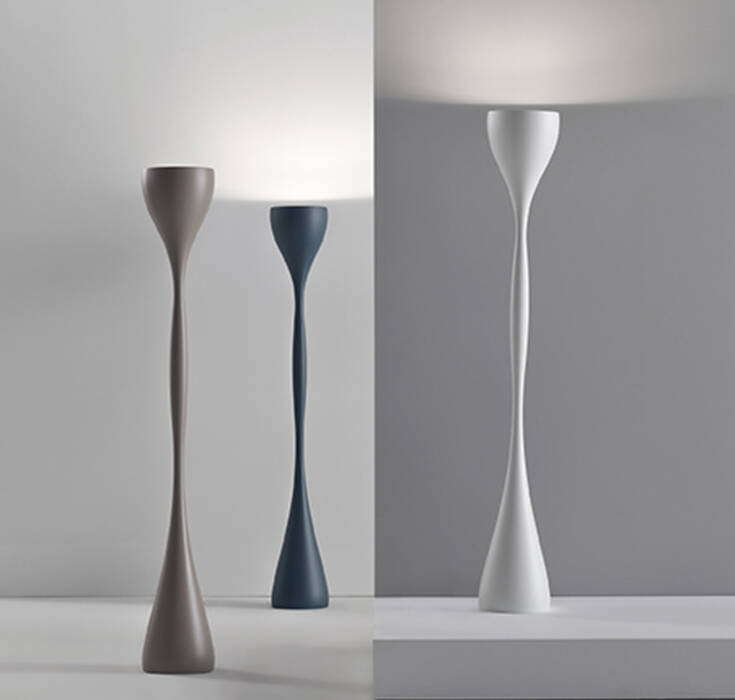 Vibia Jazz Floor - floor lamp with organic build