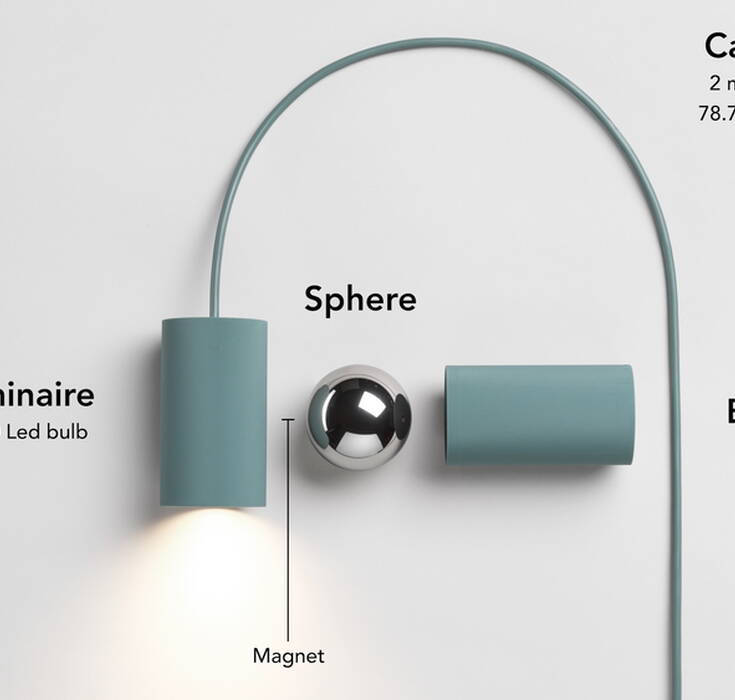 Flos Bilboquet Table - magnetic table lamp 