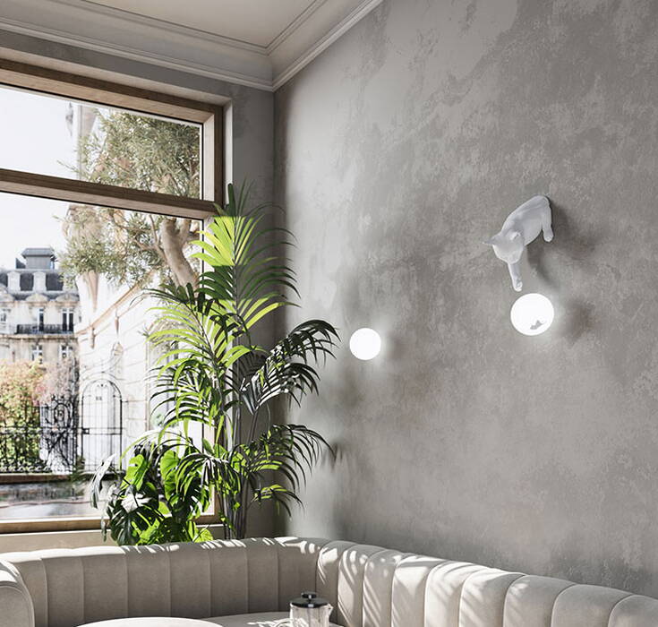 Karman Maoo Wall - cat-shaped lamp
