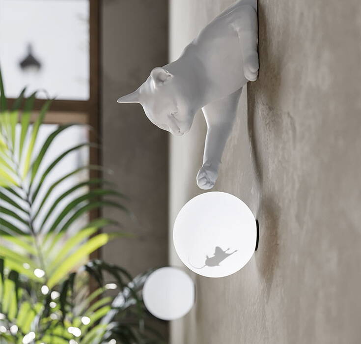 Karman Maoo Wall - cat-shaped lamp