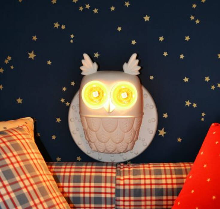 Karman Ti Vedo Wall - owl-shaped lamp