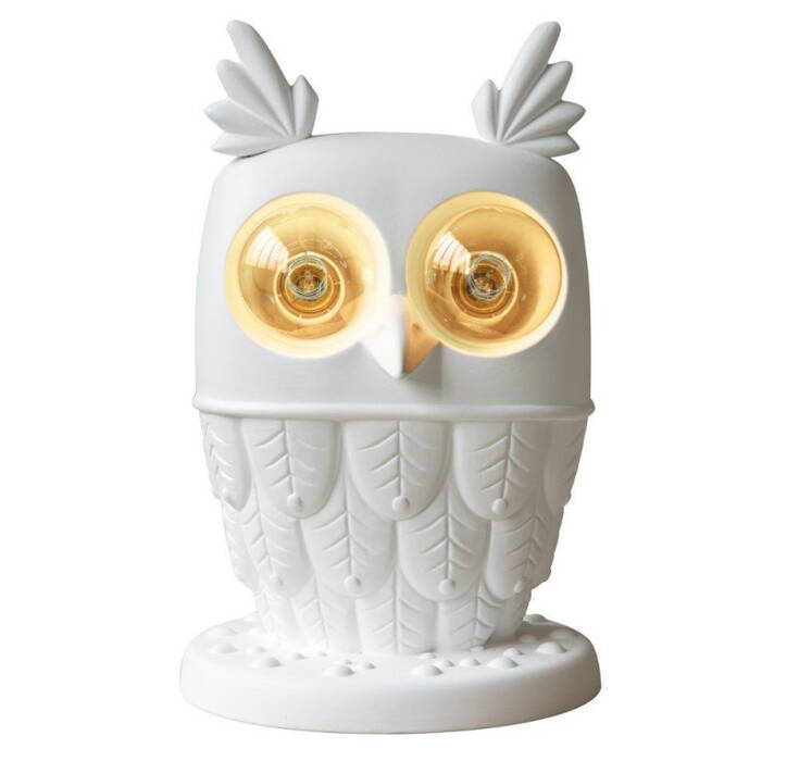 Karman Ti Vedo Table - owl-shaped lamp 
