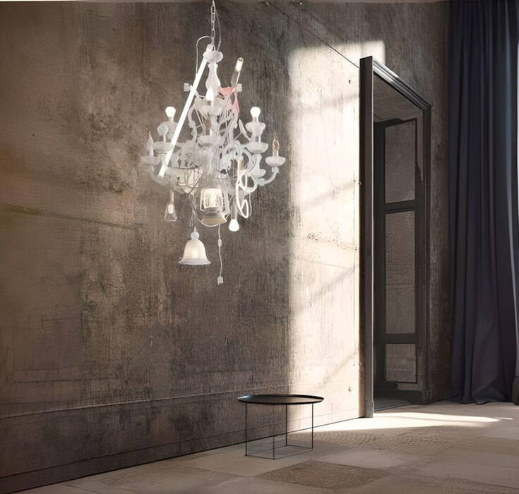 Karman Beautiful Mess - unique chandelier 