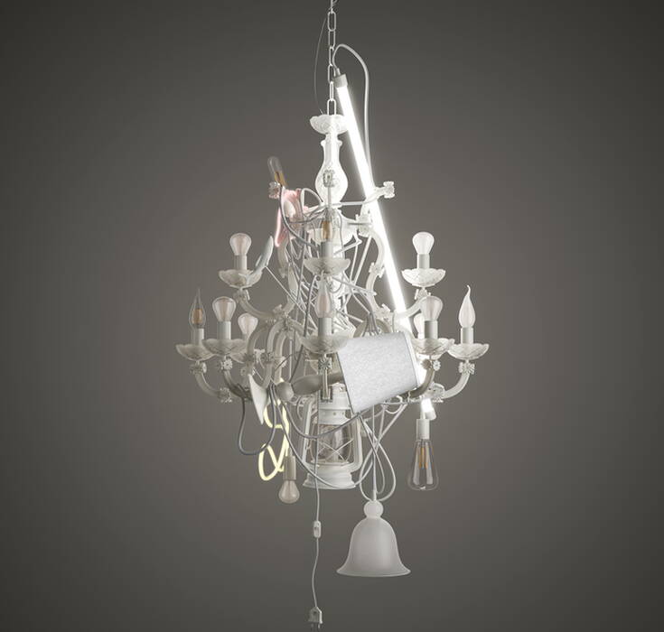 Karman Beautiful Mess - unique chandelier 