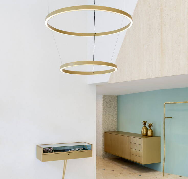 Luceplan Compendium Circle - plafonska lampa geometrijskog oblika