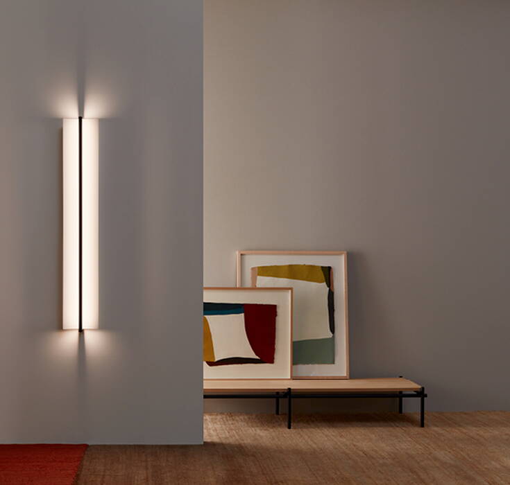 Vibia Kontorno - zidna minimalistička lampa 