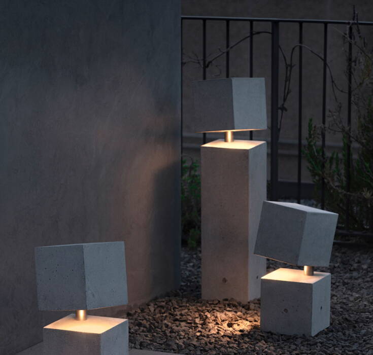 Vibia Break - outdoor floor lamp