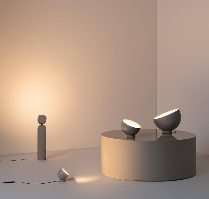 Vibia Plusminus Solo – zidna, stona i podna LED lampa