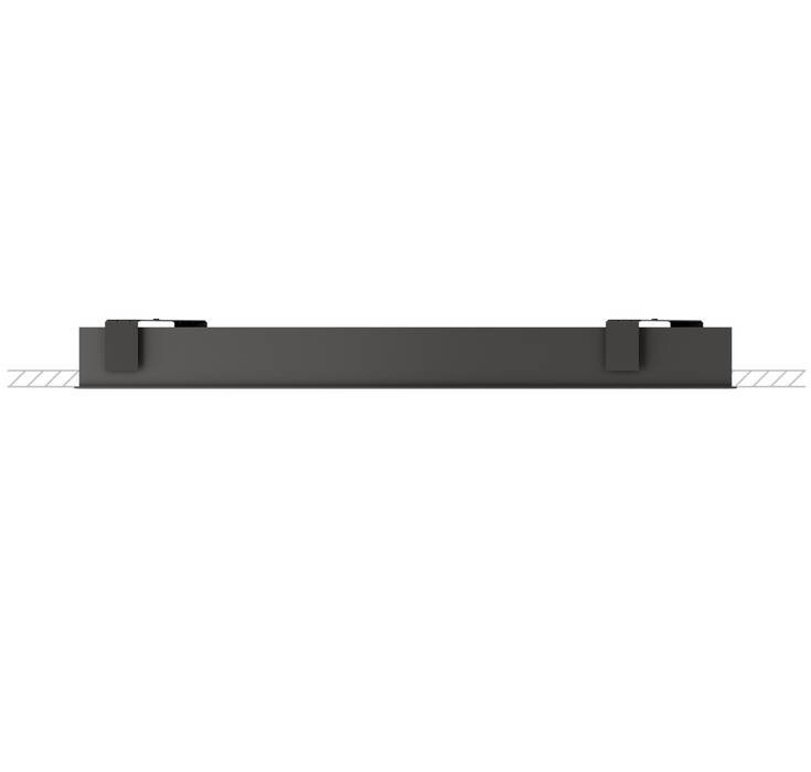 Vibia Line ceiling lamp with flat diffusor 
